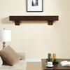 Duluth Forge 60In. Fireplace Shelf Mantel With Corbel Option Included - Choco DFSM60-CH